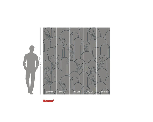 Fotobehang met Bambi en zijn vrienden