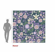 Fotobehang met bloemmotief, 250 bij 250 centimeter