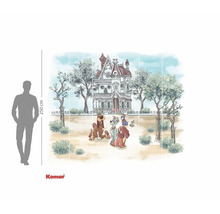 Komar fotobehang met hondenmotief voor een huis