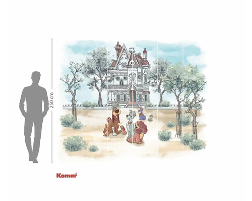 Komar fotobehang met hondenmotief voor een huis