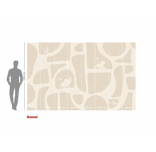 Fotobehang met jungle motief en dierfiguren