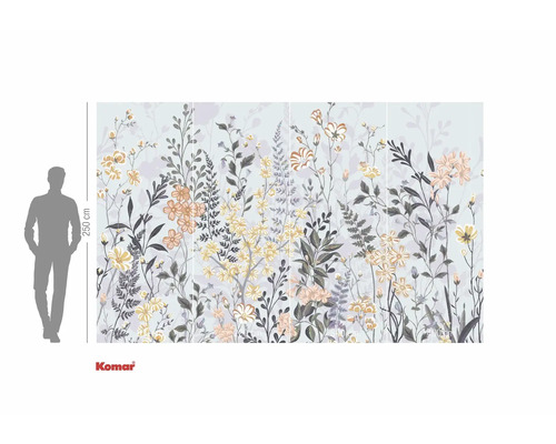 Komar fotobehang met bloemmotief en een hoogte van 250 cm