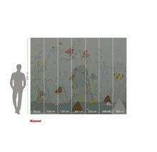 Fotobehang met zeemeerminnen en onderwatermotieven, inclusief maatvoering