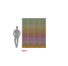 Komar fotobehang met kleurverloop en afmetingen