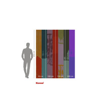 Komar fotobehang met kleurpatronen en maataanduidingen