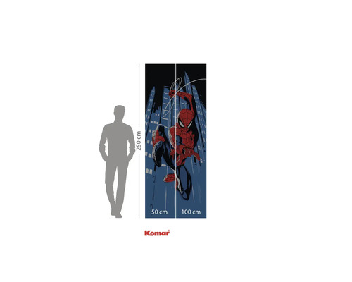 Komar Spider-Man fotobehang met de afmetingen 250 bij 150 centimeter