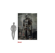 Fotobehang met Star Wars Mandalorian motief en maataanduidingen