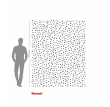 Fotobehang met stippenpatroon, 250 cm hoog