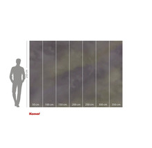 Fotobehang met abstracte patronen en maatgegevens