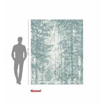 Fotobehang met bosmotief en maataanduidingen