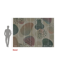 Fotobehang met abstract stippenpatroon