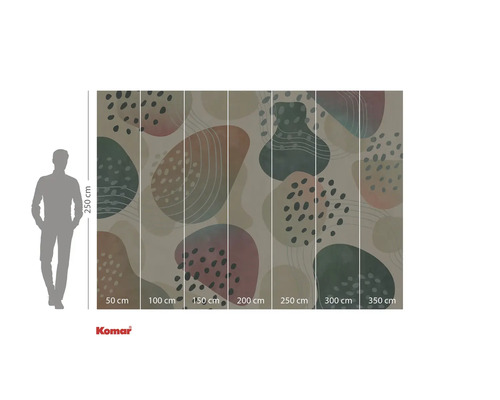 Fotobehang met abstract stippenpatroon