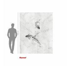 Komar fotobehang met vismotief, 250 bij 200 centimeter