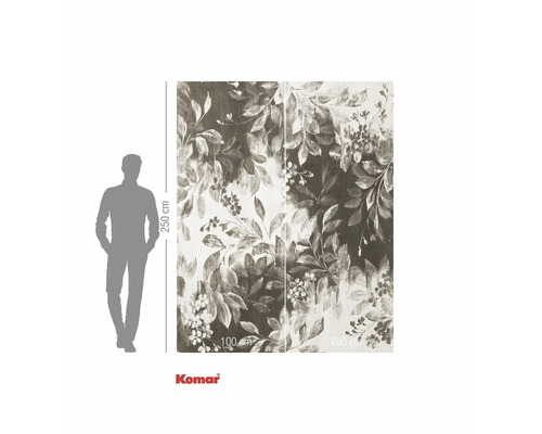 Fotobehang met plantenmotief, 300 cm breed en 250 cm hoog