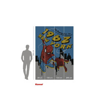 Komar Spiderman fotobehang met Spiderman motief en skyline