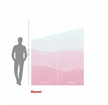 Komar fotobehang met golfpatroon, afmetingen 250 bij 300 cm