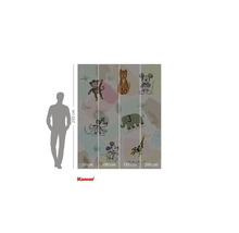 Fotobehang met dierenmotieven en Mickey Mouse