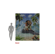 Komar fotobehang met Vaiana en Maui op een tropisch eiland