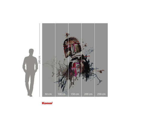 Star Wars fotobehang Boba Fett, 280 cm hoog en 250 cm breed