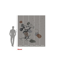 Fotobehang met Mickey Mouse motief en maataanduiding