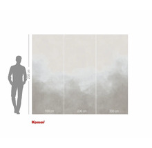 Komar fotobehang met abstract patroon en maatvoering