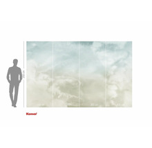 Fotobehang met wolkenpatroon en maatvoering