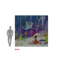 Fotobehang met onderwatermotief, 280 bij 300 centimeter