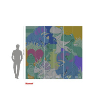 Fotobehang met dinosaurusmotieven en maatvoering