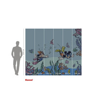 Fotobehang met duikscène van Mickey Mouse en zijn vrienden, geschikt voor kinderkamers