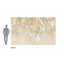 Komar fotobehang met bladerenmotief, 400 cm breed en 250 cm hoog