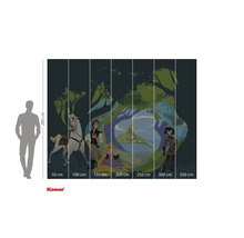 Komar fotobehang met motieven uit Rapunzel, afmetingen 350 bij 280 centimeter