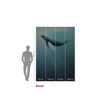 Komar fotobehang met walvis motief, afmeting 280 bij 200 centimeter