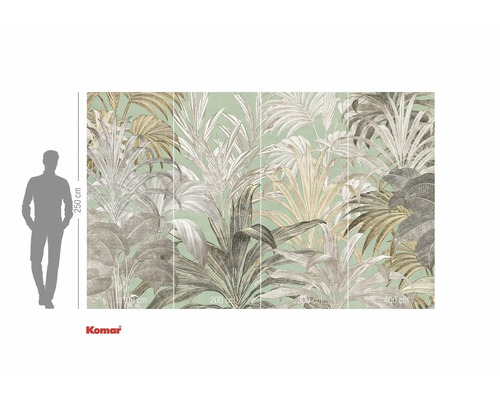 Komar fotobehang met plantenmotieven voor wanddecoratie