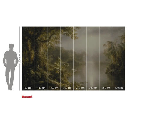 Komar fotobehang met jungle motief en maatvoering