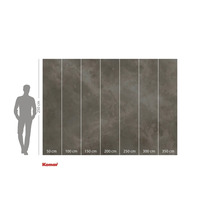 Komar fotobehang met weergave van de grootteverhoudingen