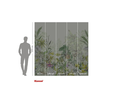 Komar fotobehang met jungle motief en maatvoering