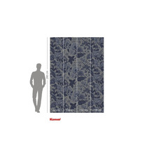 Fotobehang met bloemmotief en maataanduidingen