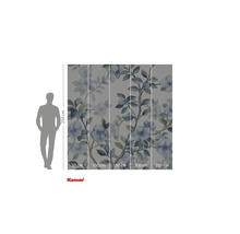 Komar fotobehang met bloemenpatroon en afmetingen