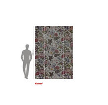 Komar fotobehang met bloemenpatroon, 280 cm hoog en 200 cm breed