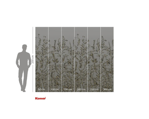 Fotobehang met plantenmotief, hoogte 250 cm