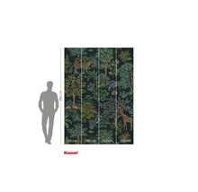 Fotobehang met jungle motief, inclusief luipaard, zebra en giraffe