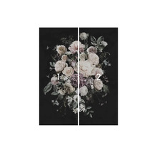Bloemen fotobehang, tweedelig