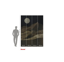 Fotobehang met landschapsmotief en maan