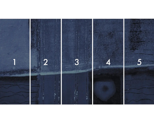 Kleurtintweergave met verschillende verflagen