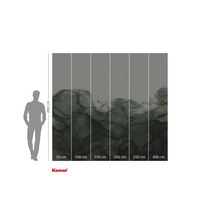 Komar fotobehang met vloeiend patroon, afmetingen 280 bij 300 centimeter