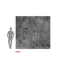 Komar fotobehang met bloemmotief, 280 cm hoog en 300 cm breed.