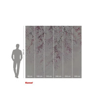 Fotobehang met bloemmotief, hoogte 280 cm, breedtes van 50 cm tot 300 cm