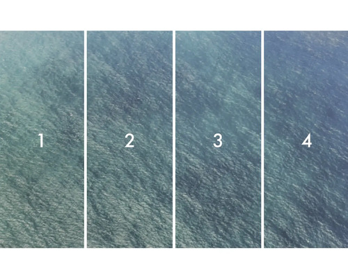 Fotobehang met weergave van zeewater