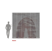 Komar fotobehang met abstract boogmotief, afmetingen 300 bij 280 cm