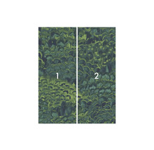 Behang met plantmotief